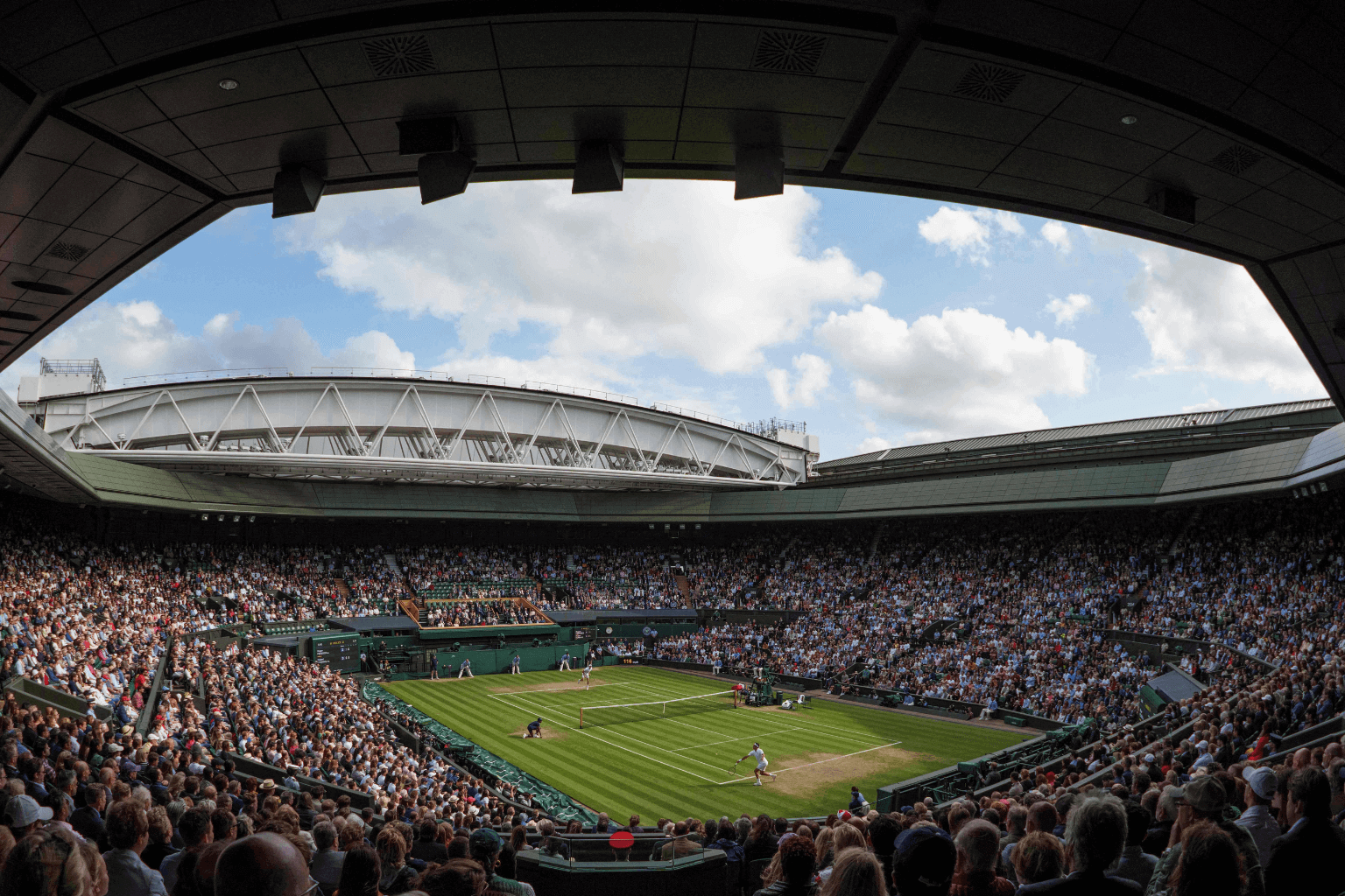 Wimbledon centre court - sports analogies